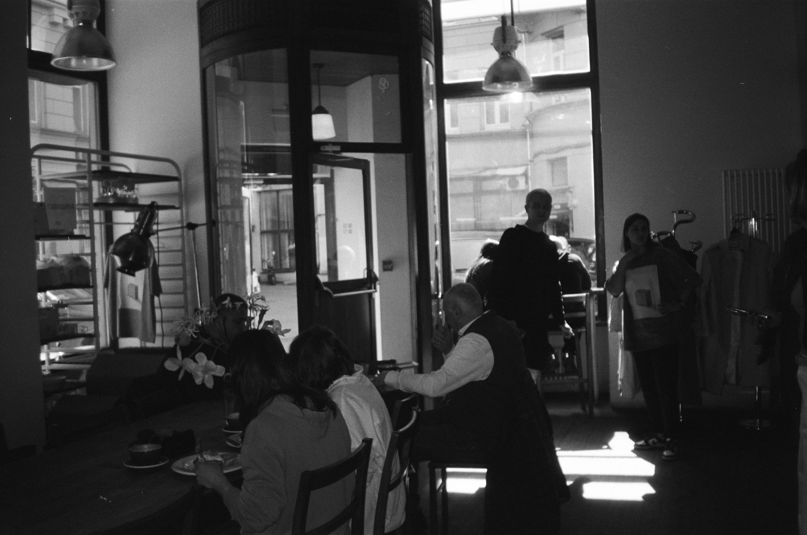 Film photograph from at the table series