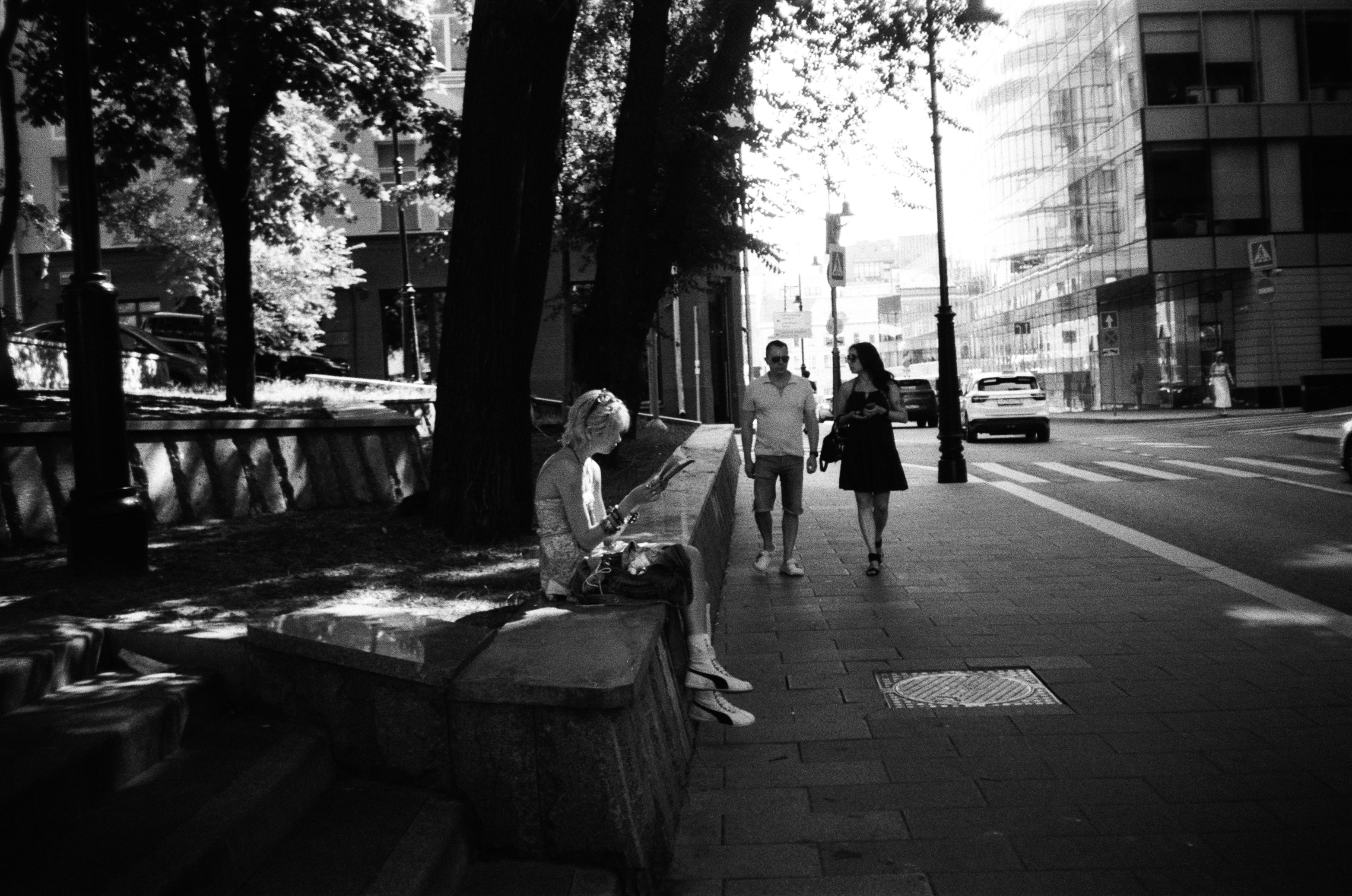 Film photograph from a moscow summer series