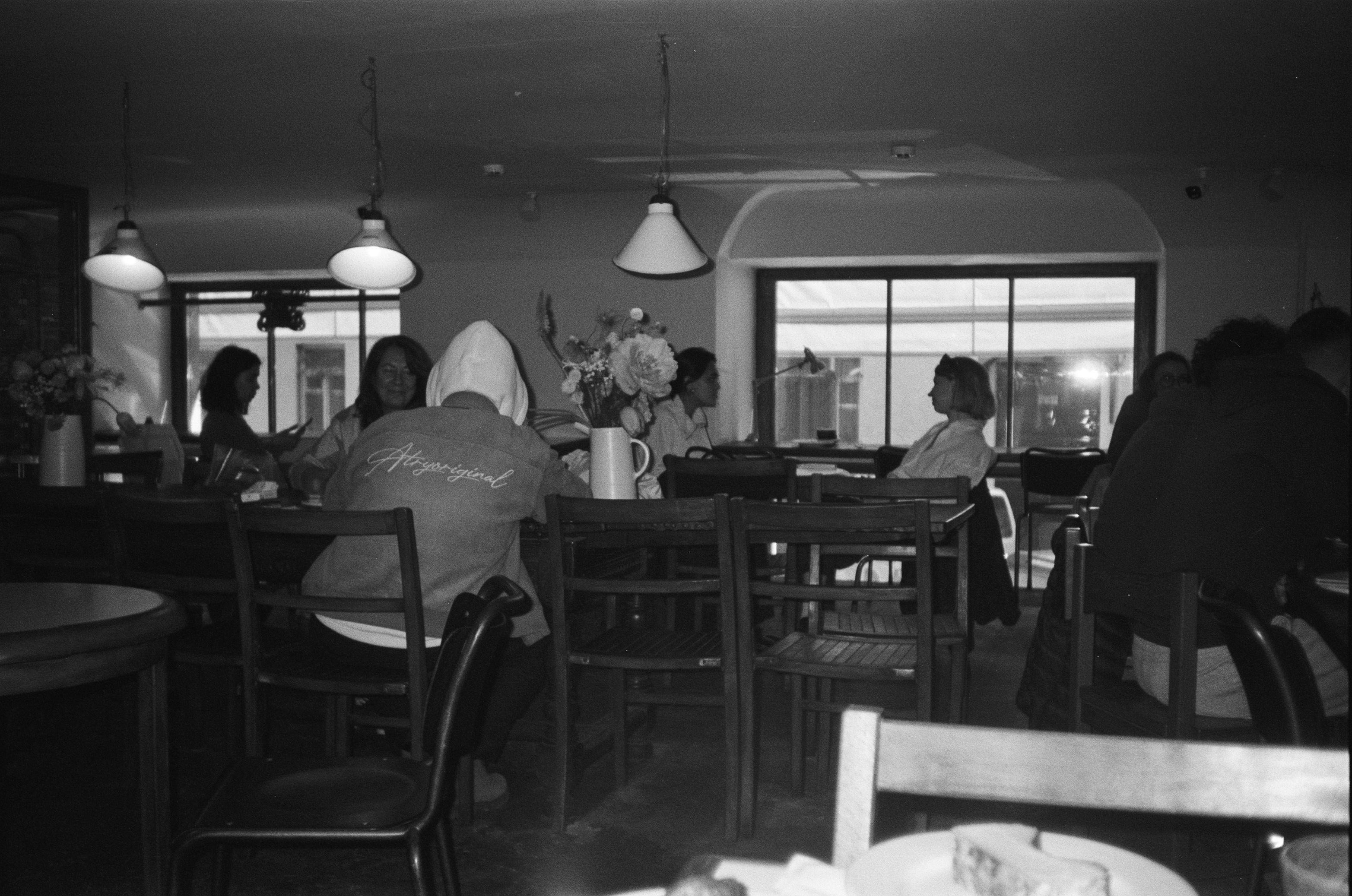 Film photograph from at the table series