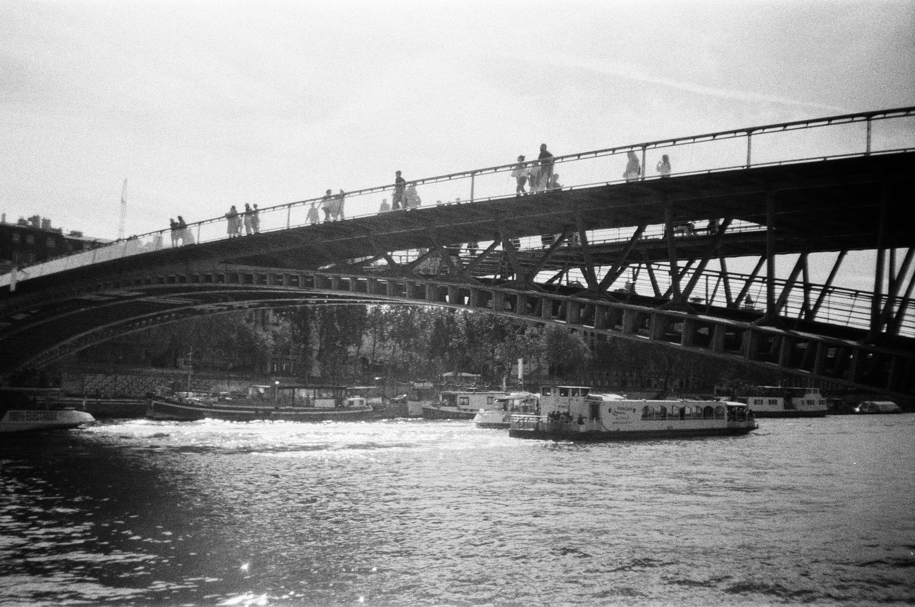 Film photograph from paris, bright hours series