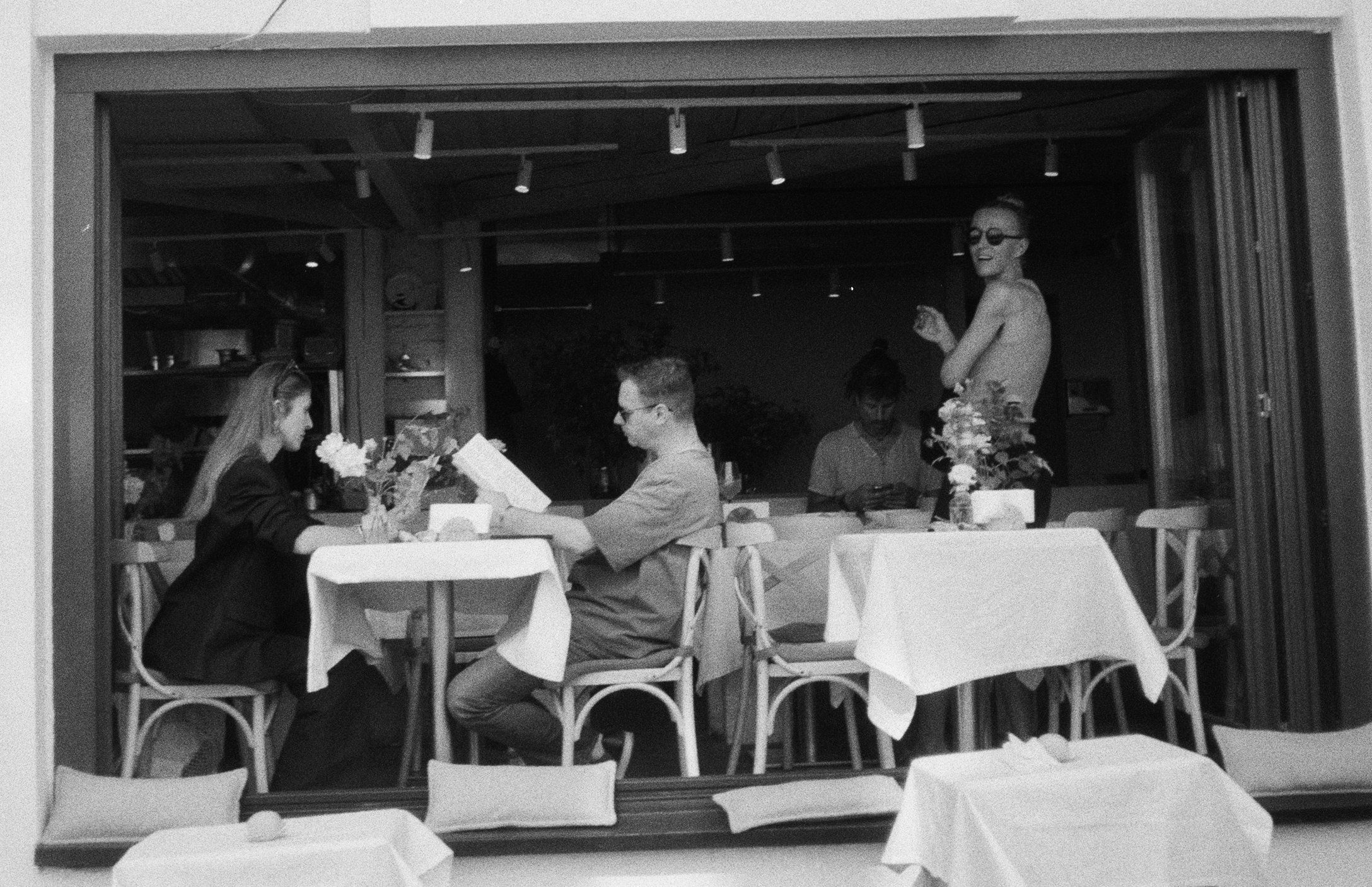 Film photograph from at the table series
