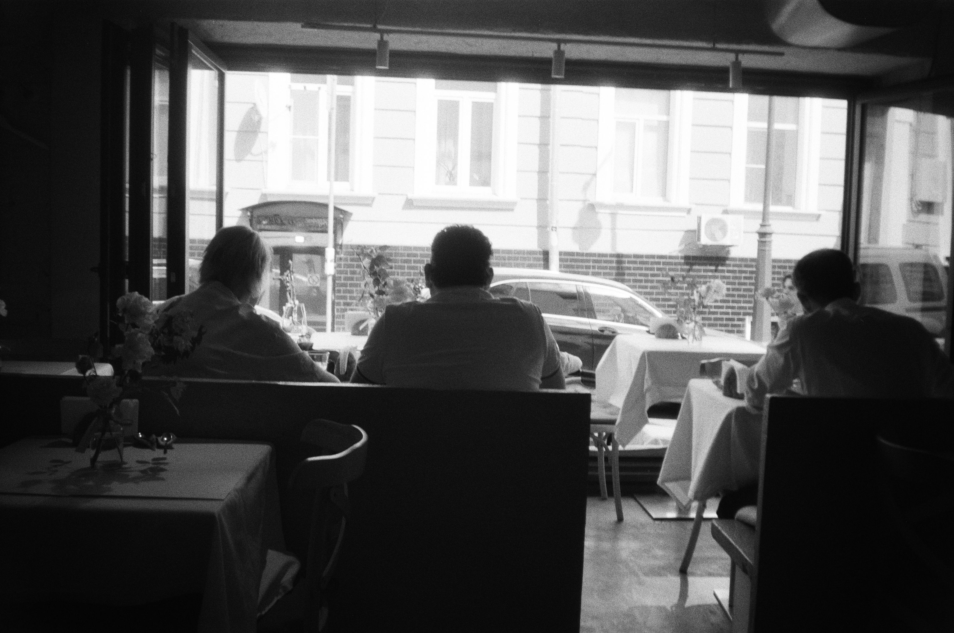 Film photograph from at the table series