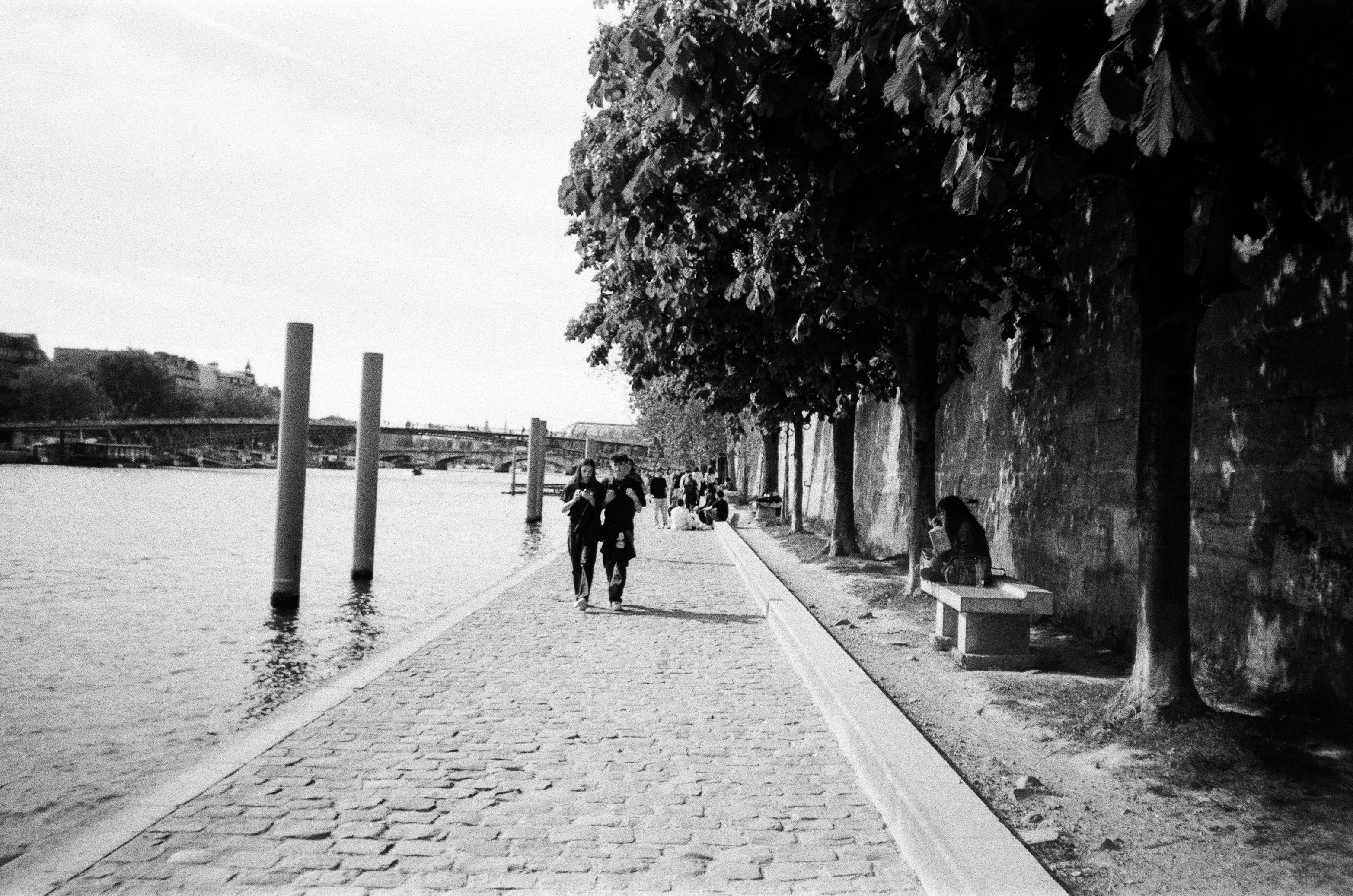 Film photograph from paris, bright hours series