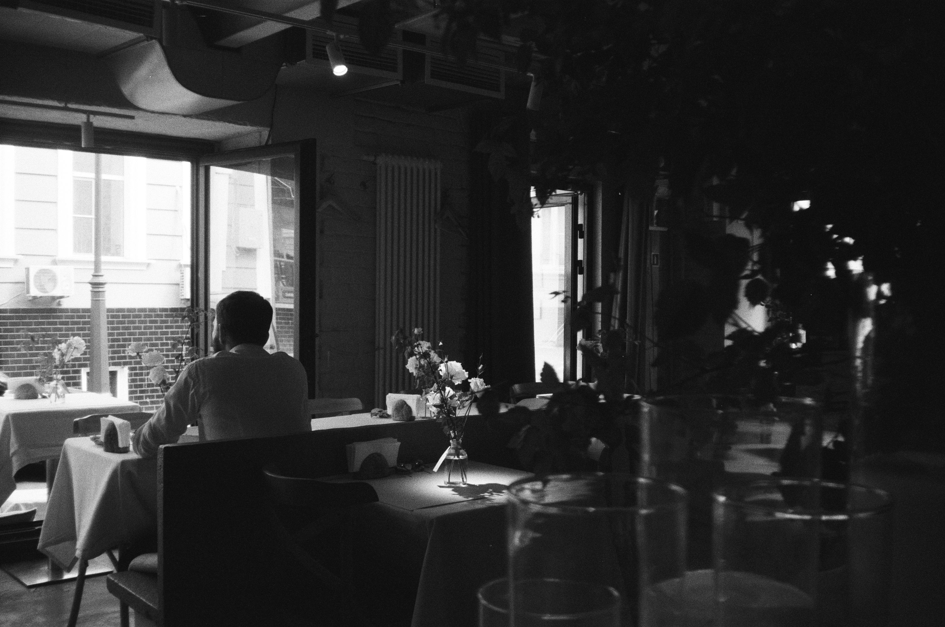 Film photograph from at the table series