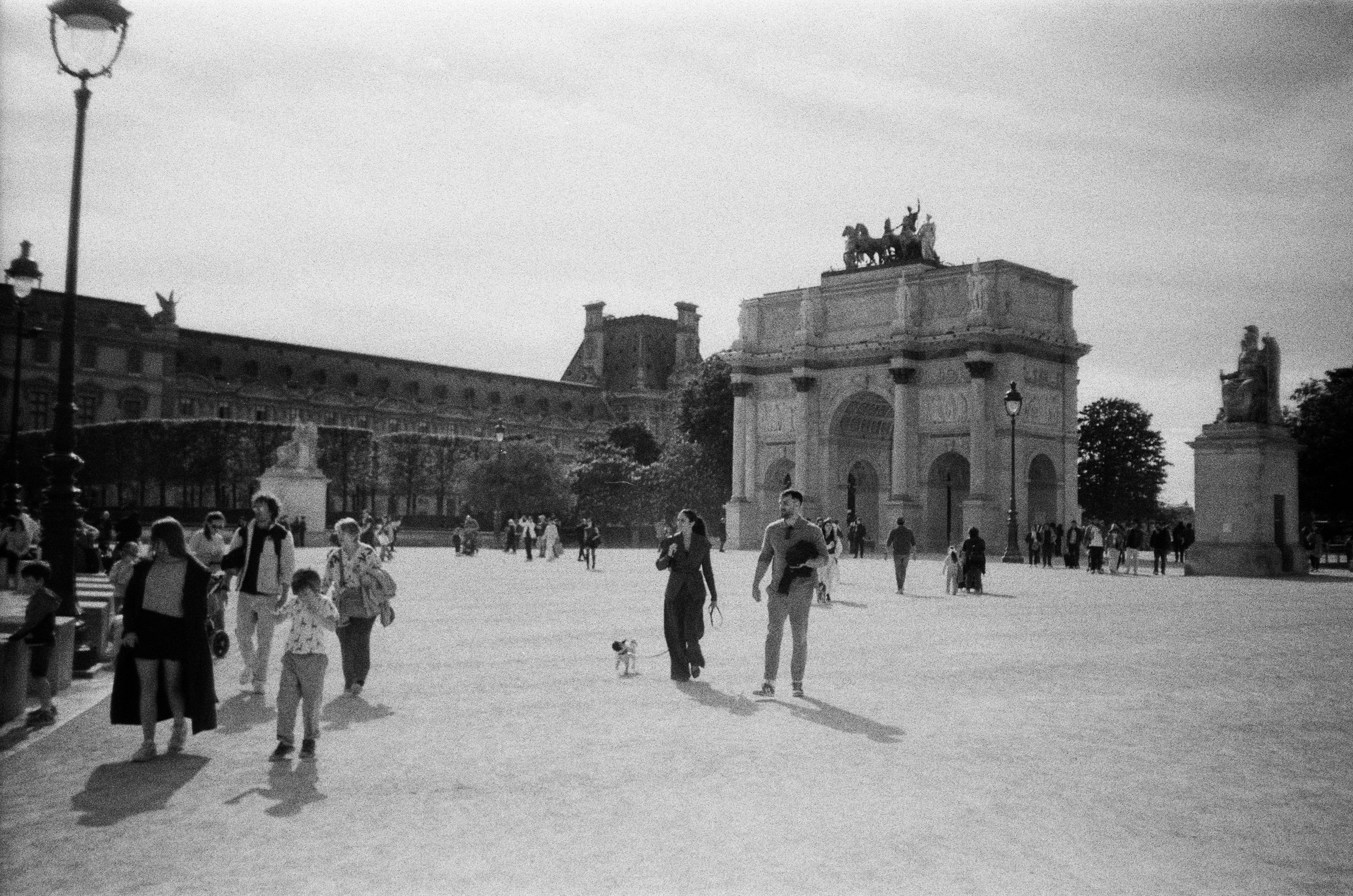 Film photograph from paris, bright hours series