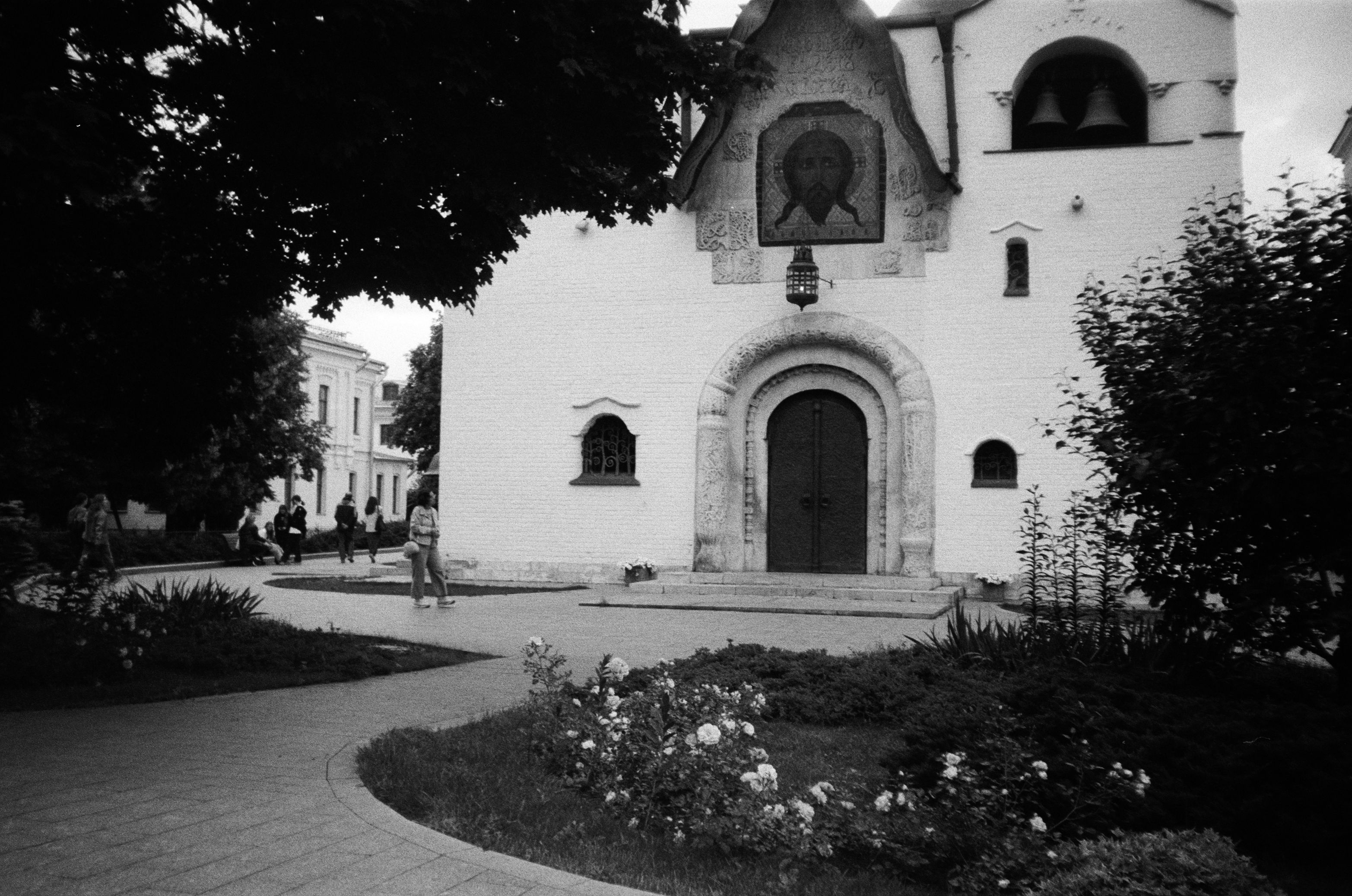 Film photograph from the city, alone series