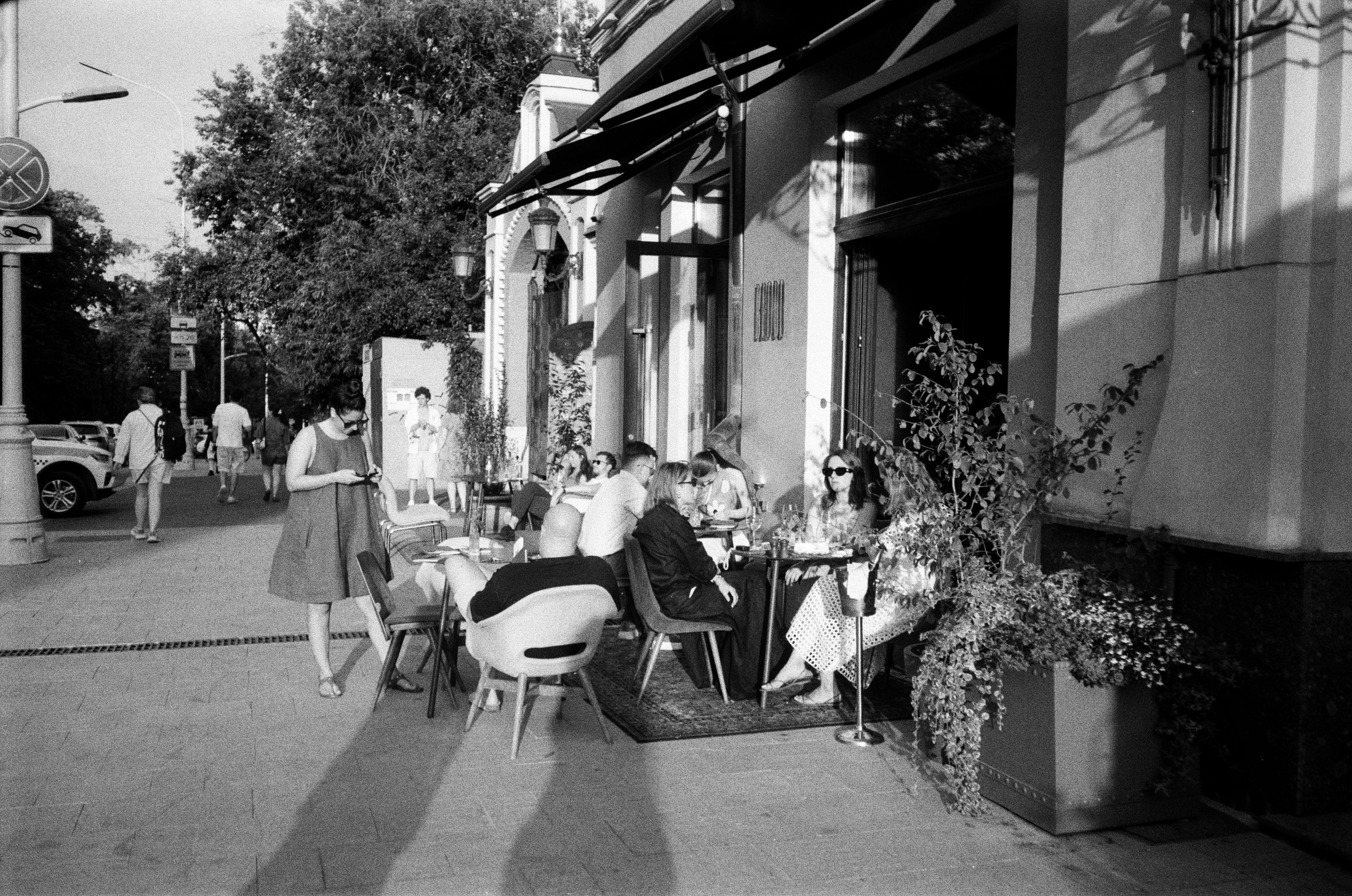 Film photograph from at the table series