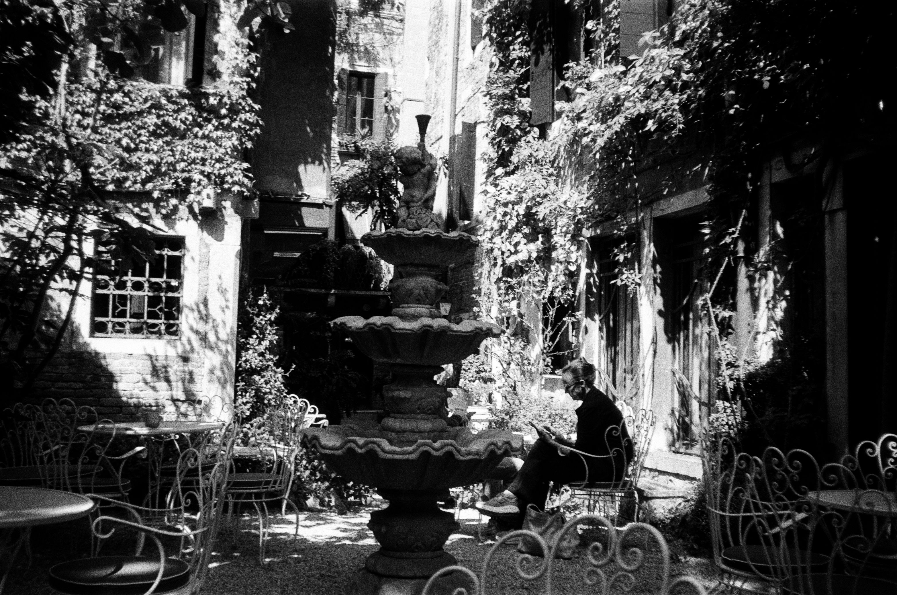 Film photograph from at the table series