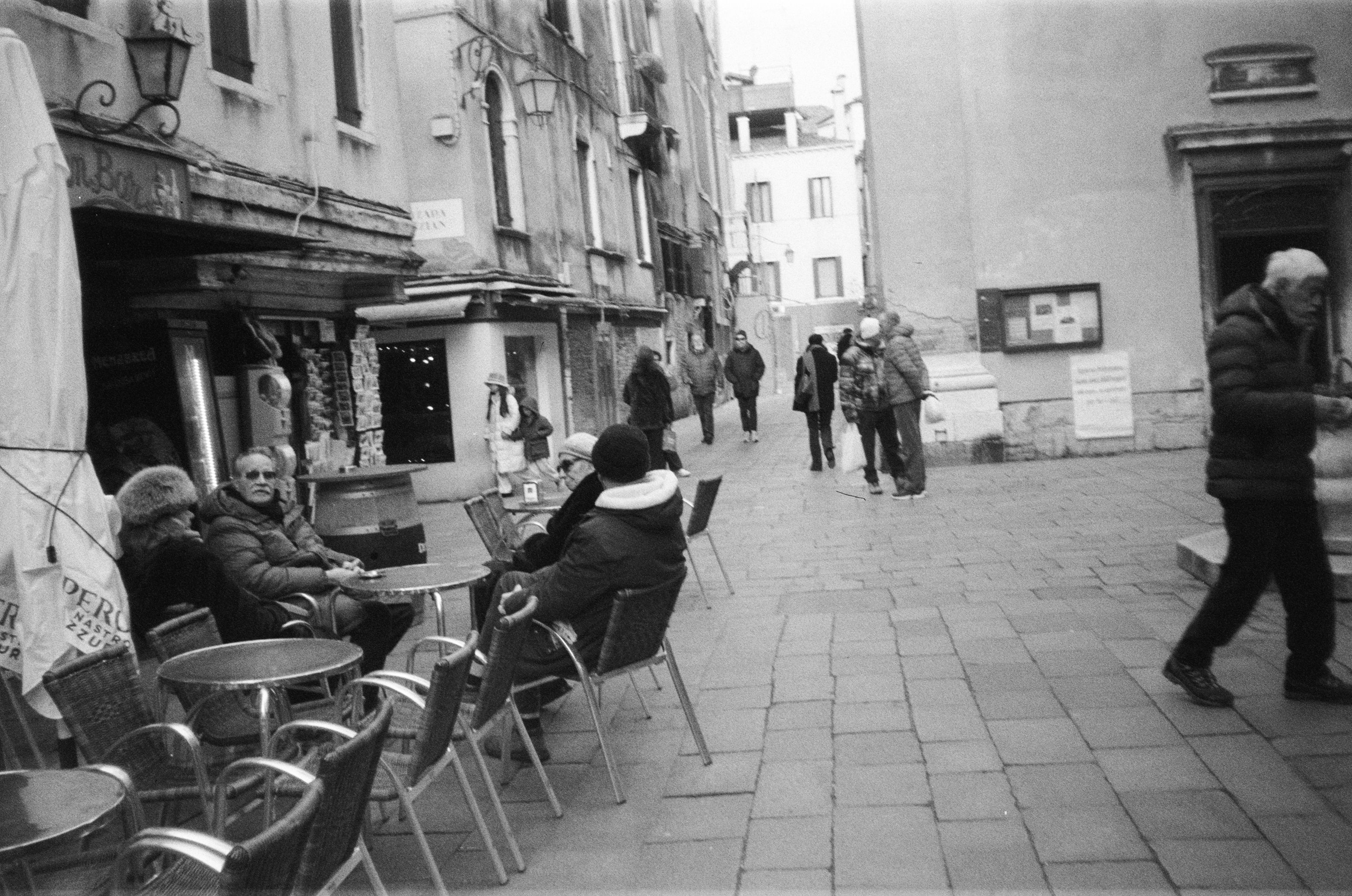 Film photograph from at the table series