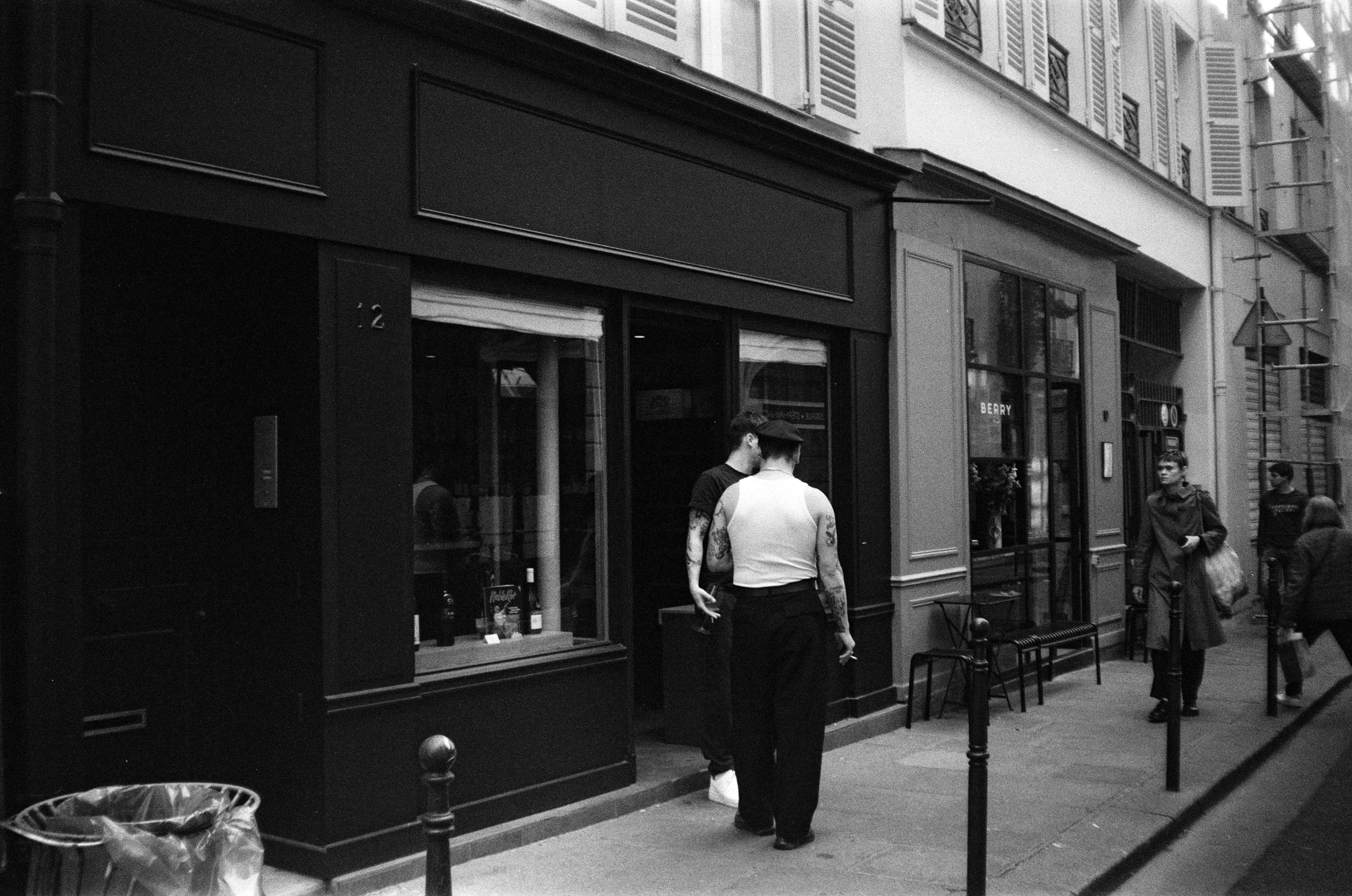 Film photograph from paris, bright hours series