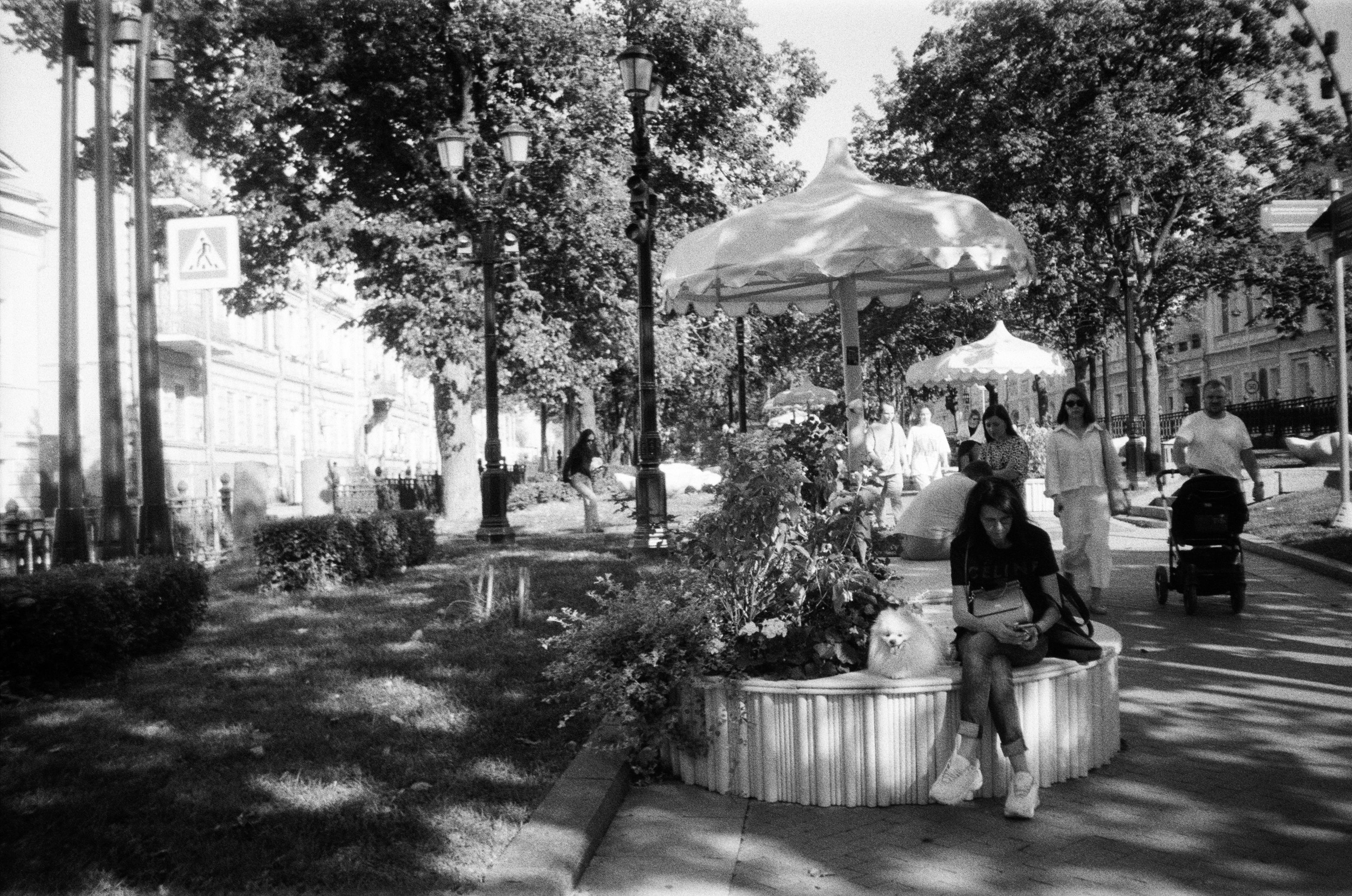 Film photograph from a moscow summer series