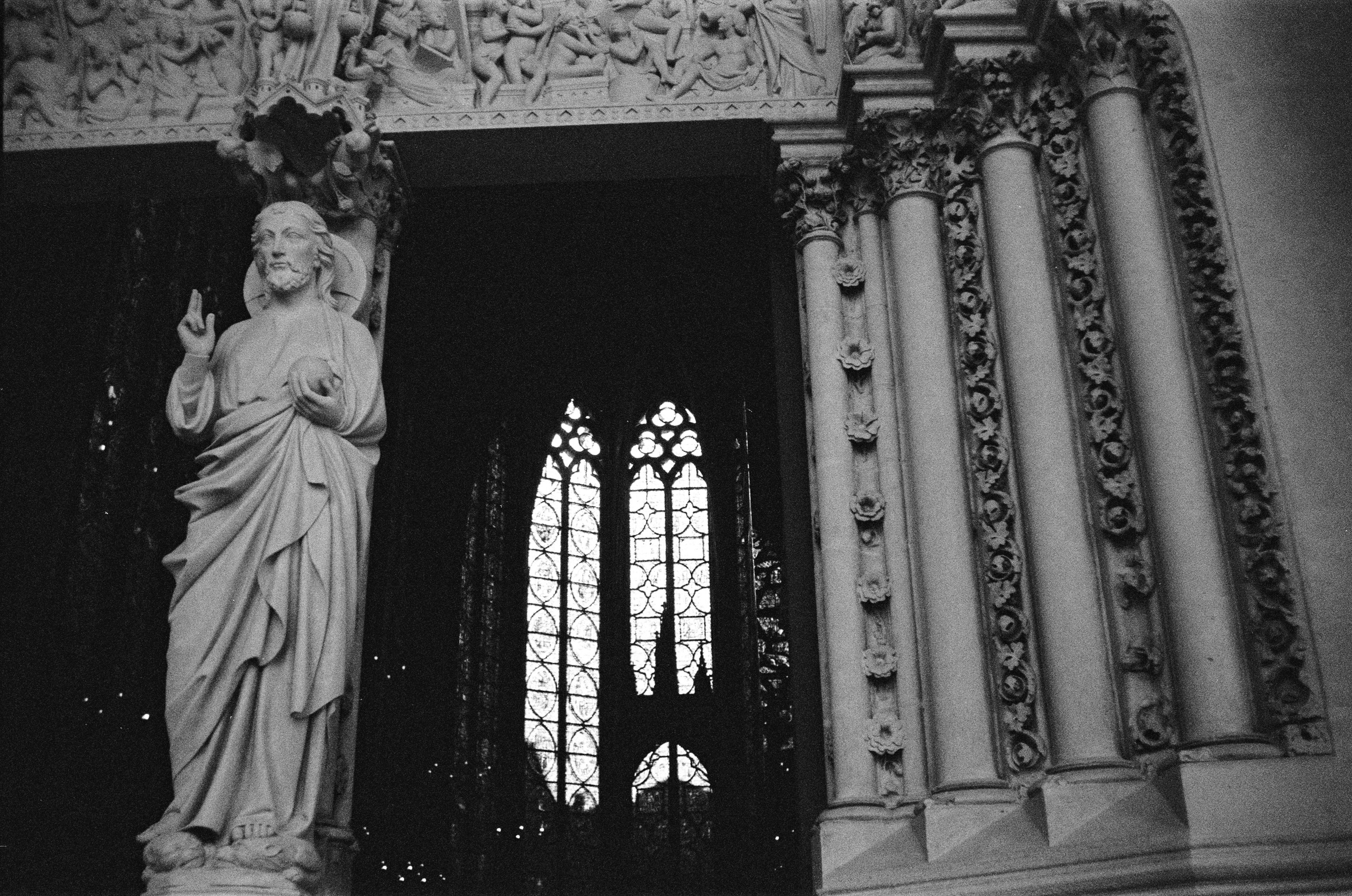 Film photograph from paris, bright hours series