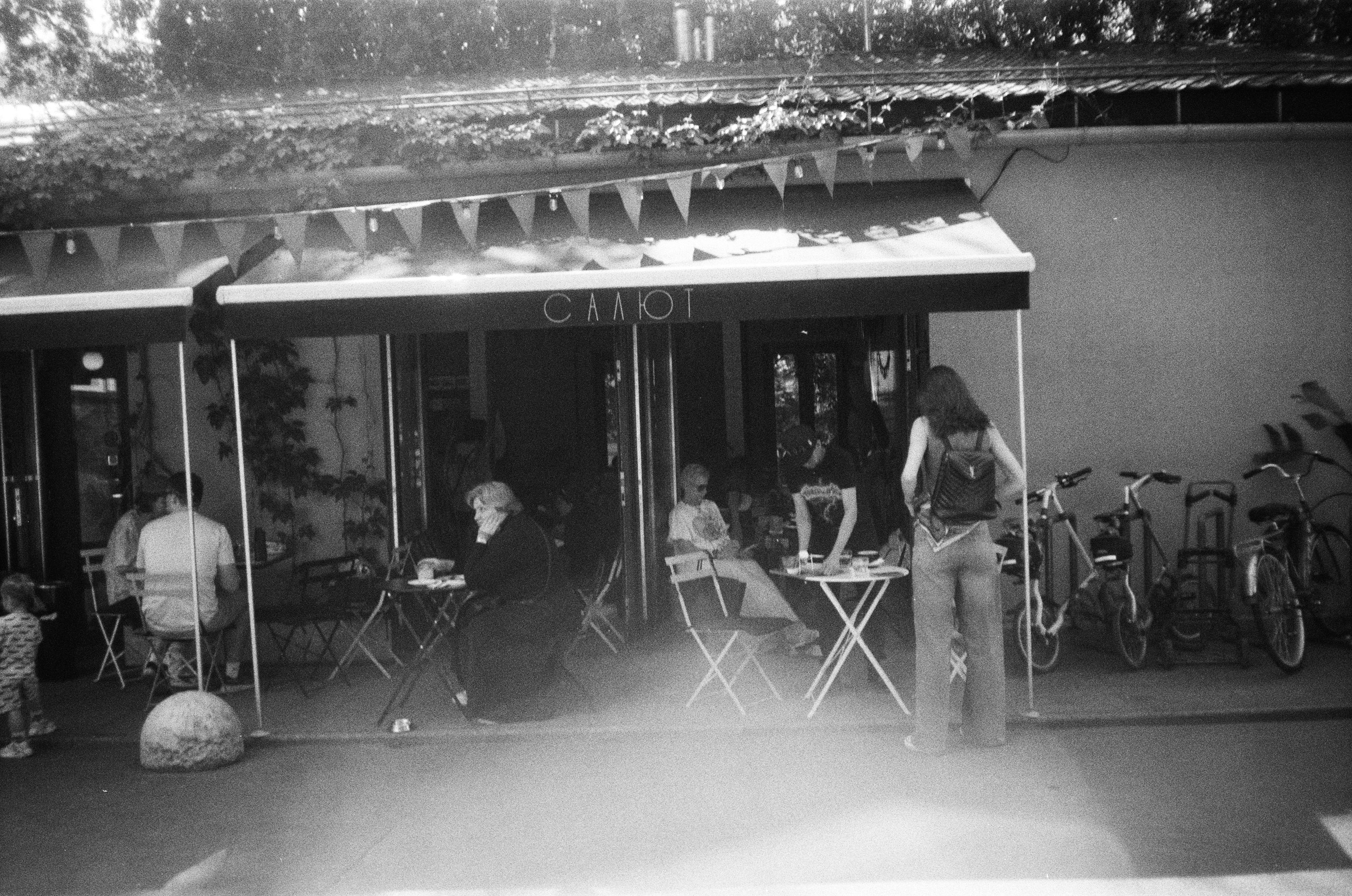 Film photograph from at the table series