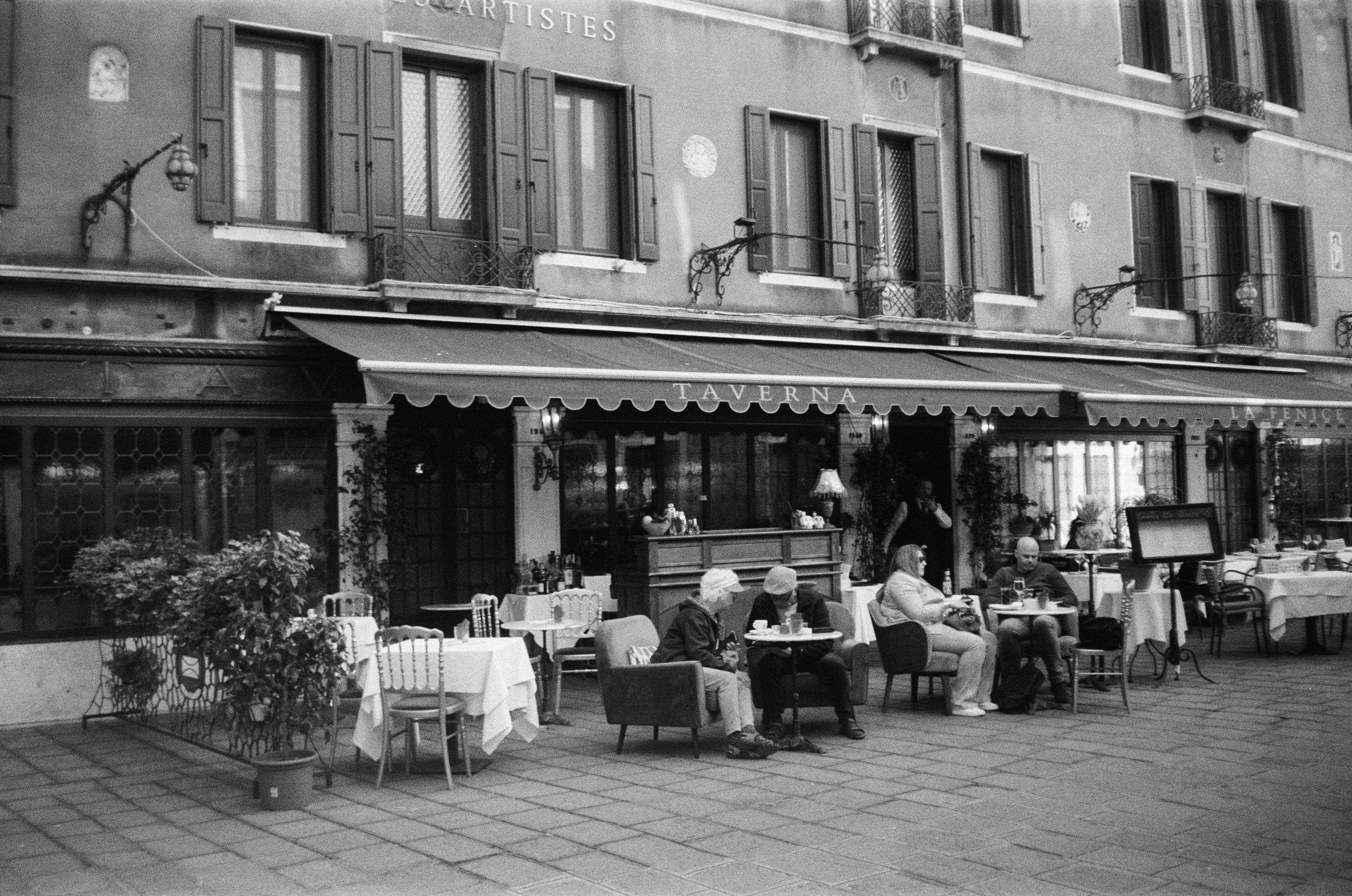 Film photograph from at the table series