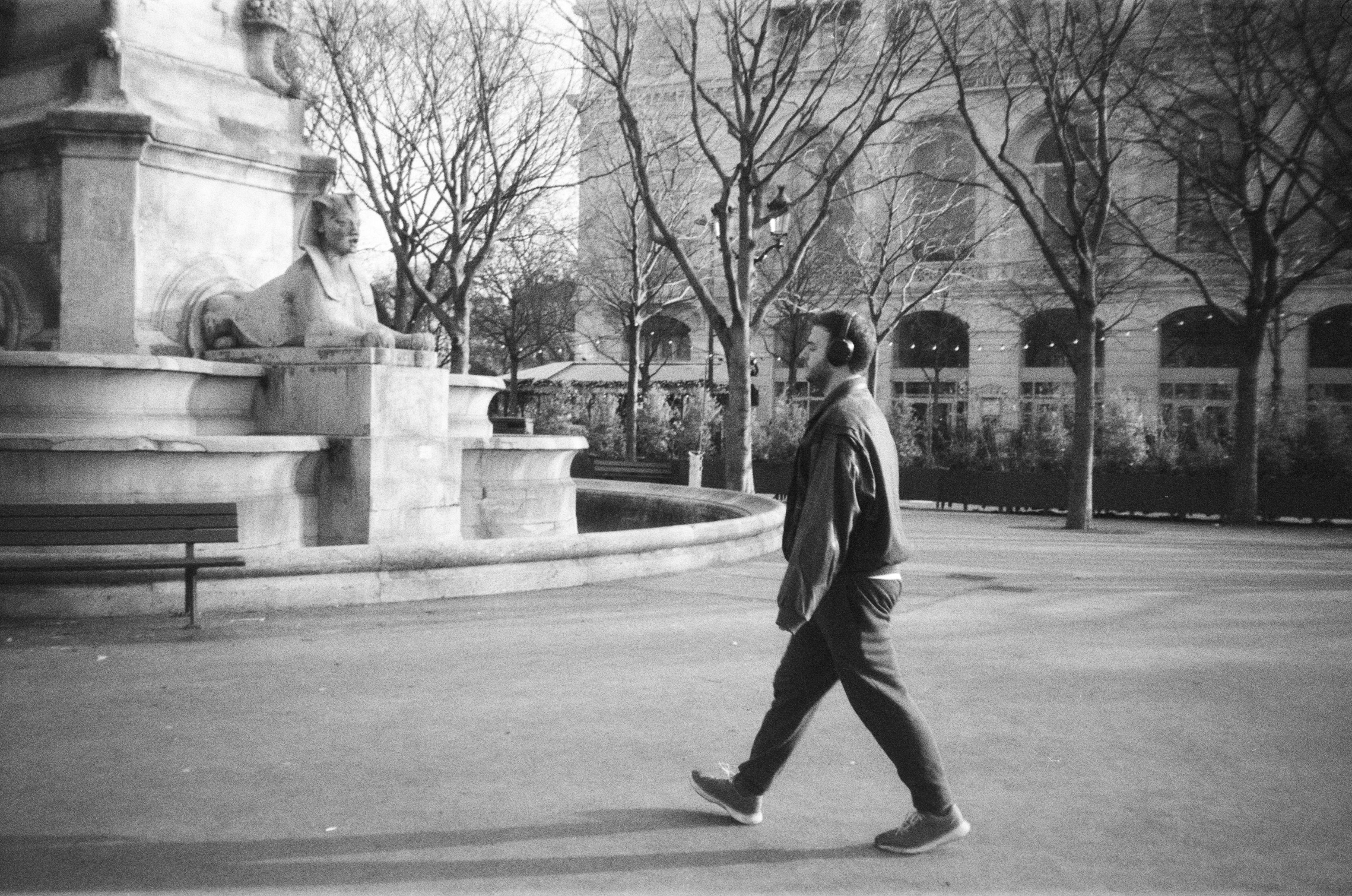Film photograph from paris, bright hours series