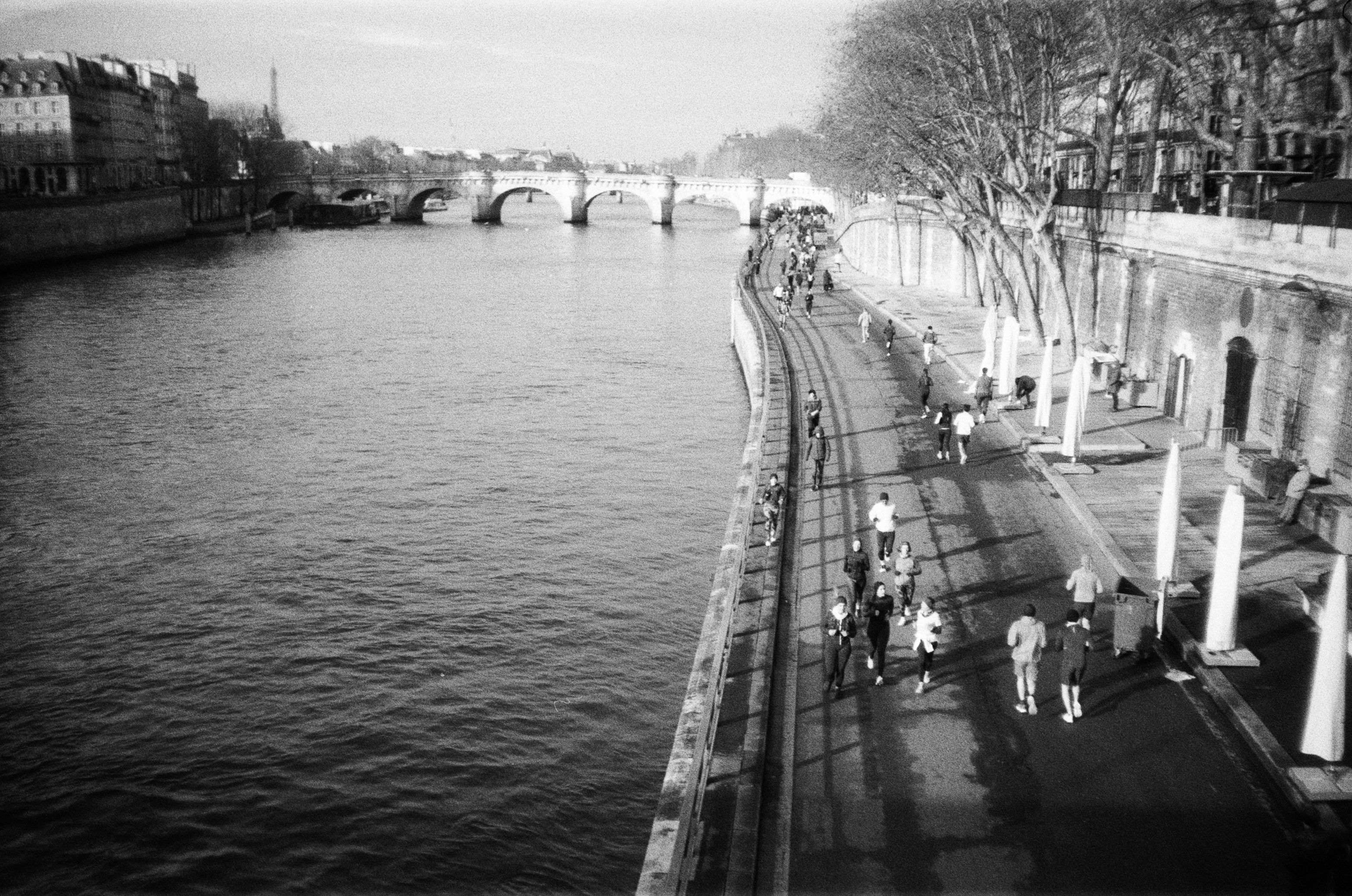 Film photograph from paris, bright hours series