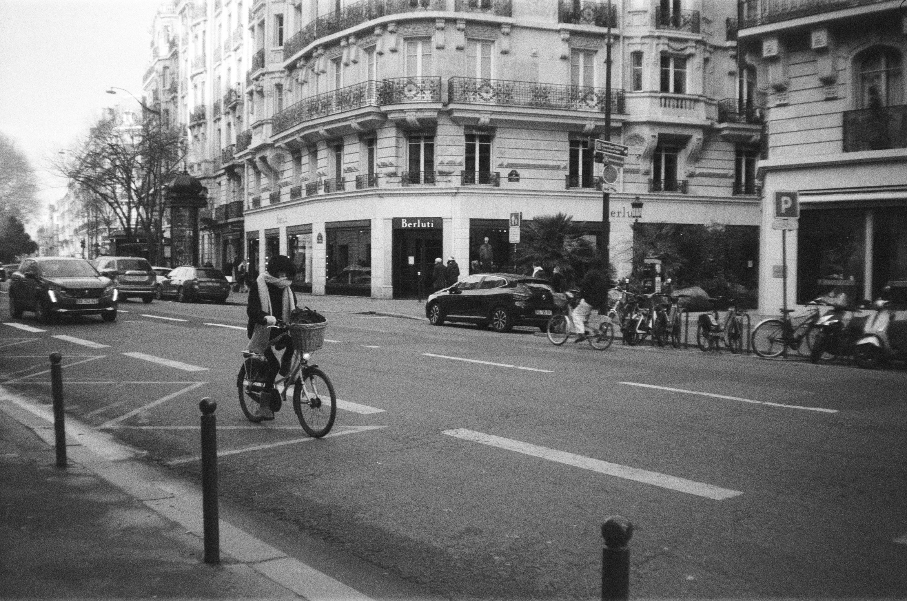Film photograph from paris, bright hours series